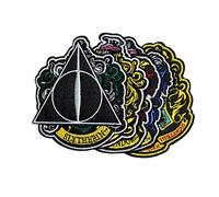 Cinereplicas Harry Potter - Aufnäher Deluxe Hogwarts Wappen (6er Set) - Offizielle Lizenz