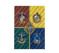 Cinereplicas Harry Potter - Briefpapierset Hogwarts Häuser - Offizielle Lizenz
