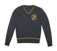 Harry Potter - Hufflepuff - Grey Knitted Sweater - Small Grau S