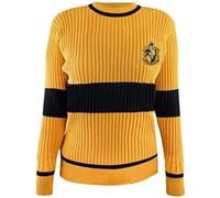Cinereplicas Harry Potter - Hufflepuff Quidditch Pullover - S - Offizielle Lizenz