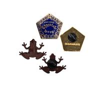 Cinereplicas Harry Potter - Schokolade Frosch Pin - 3 * 3cm - Offizielle Lizenz