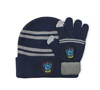 Cinereplicas Harry Potter - Set Bonnet & Gants Enfants - Licence Officielle (Blau und Grau)