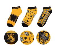 Cinereplicas Socken Harry Potter 3er-Pack Offizielle Lizenz Einheitsgröße 35-45 EU Hufflepuff