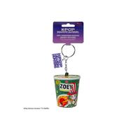 Cinereplicas - K-pop Zoey Hamburger Noodles Squishy Keychain - Schlüsselanhänger