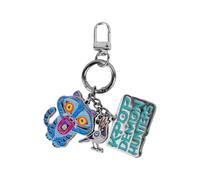 Cinereplicas Kpop Demon Hunters Derpy & Sussland Schlüsselanhänger aus Metall, 3 Stück, Zubehör für Kpop-Rucksack, 10 x 6 cm, offizielles Lizenzprodukt