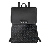 Cinereplicas Mercredi - Sac à dos à couvercle plat - 24 * 30 * 12cm - Licence Officielle