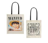 Cinereplicas One Piece - Wanted Luffy Tote Bag Tragetasche - 42 * 38cm - Offizielle Lizenz