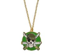 Cinereplicas One Piece - Zoro Halskette - 2.9 * 2.7cm - Offizielle Lizenz