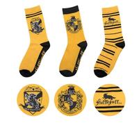 Cinereplicas Unisex 3er-Pack - Hogwarts-Haus socken - Schuh von 35 bis 45