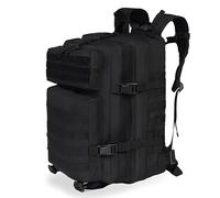 CINGHI LUSSO Militär Taktischer Rucksack Herren 45L Wasserdicht Outdoor Survival Ausrüstung Travel Backpack Arbeitsrucksack Wanderrucksack geeignet für Camping, Reisen (Schwarz)