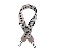 Cinino trendiger Taschengurt Schultergurt mit Echt Leder Besatz