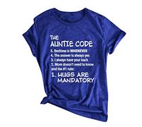 cinnamou T-Shirts für Damen - T-Shirts für Damen Brief Frauen beim Druck von Blusen mit den Ärmeln lässige Towns Kurze T Shirt O Ausschnitt Damenbluse Sommer Shirt Frau Teenager Mädchen T-Shirt