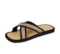 CINNEA® Plaxa Wellness Sandalen gegen Fußhornhaut Fußschweiß Zimtlatschen Unisex Damen Herren Kreuzriemen. Gr. 44/45