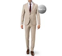 CINQUE Anzug Herren Extra Slim Fit Reverskragen Schurwoll-Stretch beige, 50