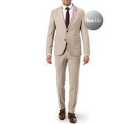CINQUE Anzug Herren Extra Slim Fit Reverskragen Schurwoll-Stretch beige, 52