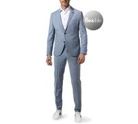 CINQUE Anzug Herren Extra Slim Fit Reverskragen Schurwoll-Stretch blau, 52