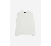 CINQUE Longsleeve mit gerippten Abschlüssen Modell 'BADI' in Offwhite, Größe XL