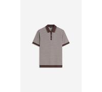 Cinque Poloshirt FLAVIEN Slim Fit mit Knopfleiste Pflaume Größe XL