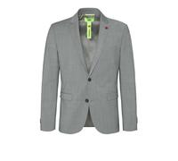 Cinque Sakko Herren Extra Slim Fit, Reverskragen, Schurwoll-Stretch, Grau Größe 98