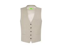 CINQUE Weste Herren Extra Slim Fit V-Ausschnitt Schurwoll-Stretch beige, 54
