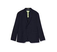 Baukastensakko CINQUE "CICASTELLO", Herren, Gr. 50, blau (dunkelblau), Obermaterial: 53% Polyester, 43% Schurwolle, 4% Elasthan, unifarben, schmal, Sakkos (71212860-50) dunkelblau