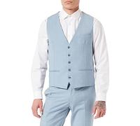 CINQUE Weste Herren Extra Slim Fit V-Ausschnitt Schurwoll-Stretch blau, 50