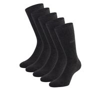 CINQUE Herren Socken, 5er Pack - Business-Socken, Baumwollmischung, Logo, einfarbig 43-46 Anthrazit