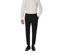 Anzughose CINQUE "CIJUNO-O", Herren, Gr. 46, N-Gr, schwarz (schwarz n), Web, Obermaterial: 52% Polyester, 21% Polyamid, 17% Viskose, 10% Elasthan, unifarben, casual, relaxed fit lang, Hosen, Jog-Pants