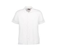 CINQUE Kurzarmhemd Herren Regular Fit Kurzarm Baumwolle-Leinen weiß, S