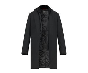 CINQUE Mantel Herren Stehkragen Wolle schwarz, 102