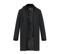 CINQUE Mantel Herren Stehkragen Wolle schwarz, 50 (M)