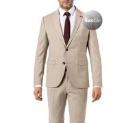 CINQUE Sakko Herren Extra Slim Fit Reverskragen Schurwoll-Stretch beige, 46