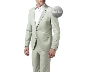 CINQUE Sakko Herren Extra Slim Fit Reverskragen Schurwoll-Stretch grün, 90