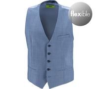CINQUE Weste Herren Extra Slim Fit V-Ausschnitt Schurwoll-Stretch blau, 90