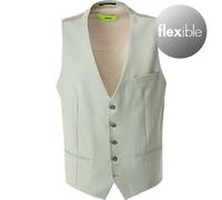 CINQUE Weste Herren Extra Slim Fit V-Ausschnitt Schurwoll-Stretch grün, 102