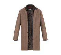 Cinque Mantel mit Stehkragen Modell 'CHOICE' in Taupe, Größe 54