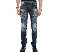 Cipo & Baxx Atlanta Herren Jeans Denim Blau CD584 alle Gr. Neu (W40-L34)