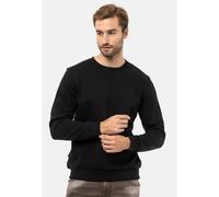 Sweatshirt CIPO & BAXX "CL558", Herren, Gr. L, schwarz, 70% Baumwolle, 30% Polyester, unifarben, regular fit normal, Sweatshirts Sweatshirt, mit Rundhalsausschnitt (48459113-L) schwarz