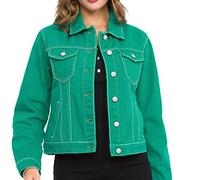 Jeansjacke CIPO & BAXX Gr. S, grün Damen Jacken Jeansjacken in modernem Look (94217916-S)