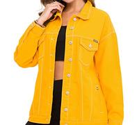 Jeansjacke CIPO & BAXX Gr. S, gelb Damen Jacken Jeansjacken in modernem Look (85998700-S)