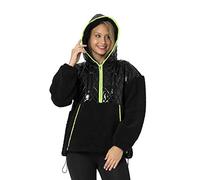 Kapuzensweatshirt CIPO & BAXX Gr. XL, schwarz Damen Sweatshirts -jacken mit glänzendem Stepp-Element (65299037-XL)