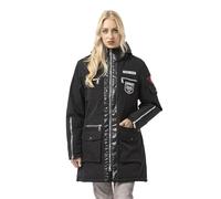 Cipo & Baxx Damen Mantel New Series - Modische Winterjacke mit warmem Futter, figurbetontem Schnitt und funktionalen Details für kalte Tage und stilvolle Outfits