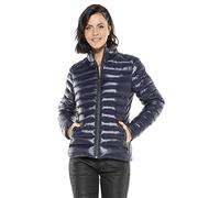 Winterjacke CIPO & BAXX "Steppjacke in tollem Design", Damen, Gr. M, blau (dunkelblau), 100% Polyester, unifarben, casual, regular fit normal, Langarm, Jacken, mit Markenpatch, WM113 (39016724-M) dunk