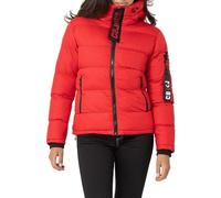 Cipo & Baxx Damen Steppjacke Winterjacke Jacke Kapuze Stehkragen WM138 Rot S