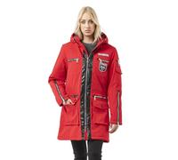 Winterjacke CIPO & BAXX "WM144", Damen, Gr. L, rot, 100% Nylon, unifarben, relaxed fit normal, Rundhals, Jacken Winterjacke, mit Zipper-Details (58800142-L) rot