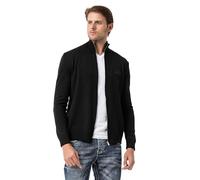 Cipo & Baxx Herren Cardigan Series - Stilvolle Strickjacke mit Reißverschluss für Alltag, Freizeit & Übergang - Bequemer Cardigan mit sportlich-elegantem Look