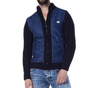 Cipo & Baxx Herren Cardigan Series - Stilvolle Strickjacke mit Reißverschluss für Alltag, Freizeit & Übergang - Bequemer Cardigan mit sportlich-elegantem Look
