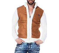 Cipo & Baxx Herren Cardigan Series - Stilvolle Strickjacke mit Reißverschluss für Alltag, Freizeit & Übergang - Bequemer Cardigan mit sportlich-elegantem Look