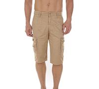 Cipo & Baxx Herren Cargo Bermuda Shorts CK161 (Beige, W33)