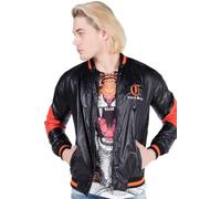 Cipo & Baxx Herren Jacke CJ164 Schwarz - Leichte Bomberjacke im Modernen Casual Streetwear Stil mit Reißverschluss, Taschen & Rippbündchen - Übergangsjacke für Alltag, Freizeit & Party CJ164 Schwarz S